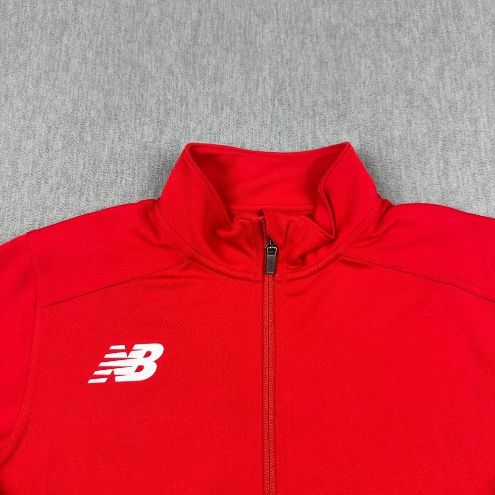 New Balance Jacket Kids Boys XL Red‎ Knit Training Track Full Zip Athletic NWT